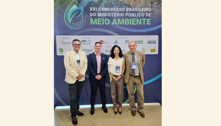 Membros do MPCE participam de congresso sobre Meio Ambiente no Mato Grosso do Sul